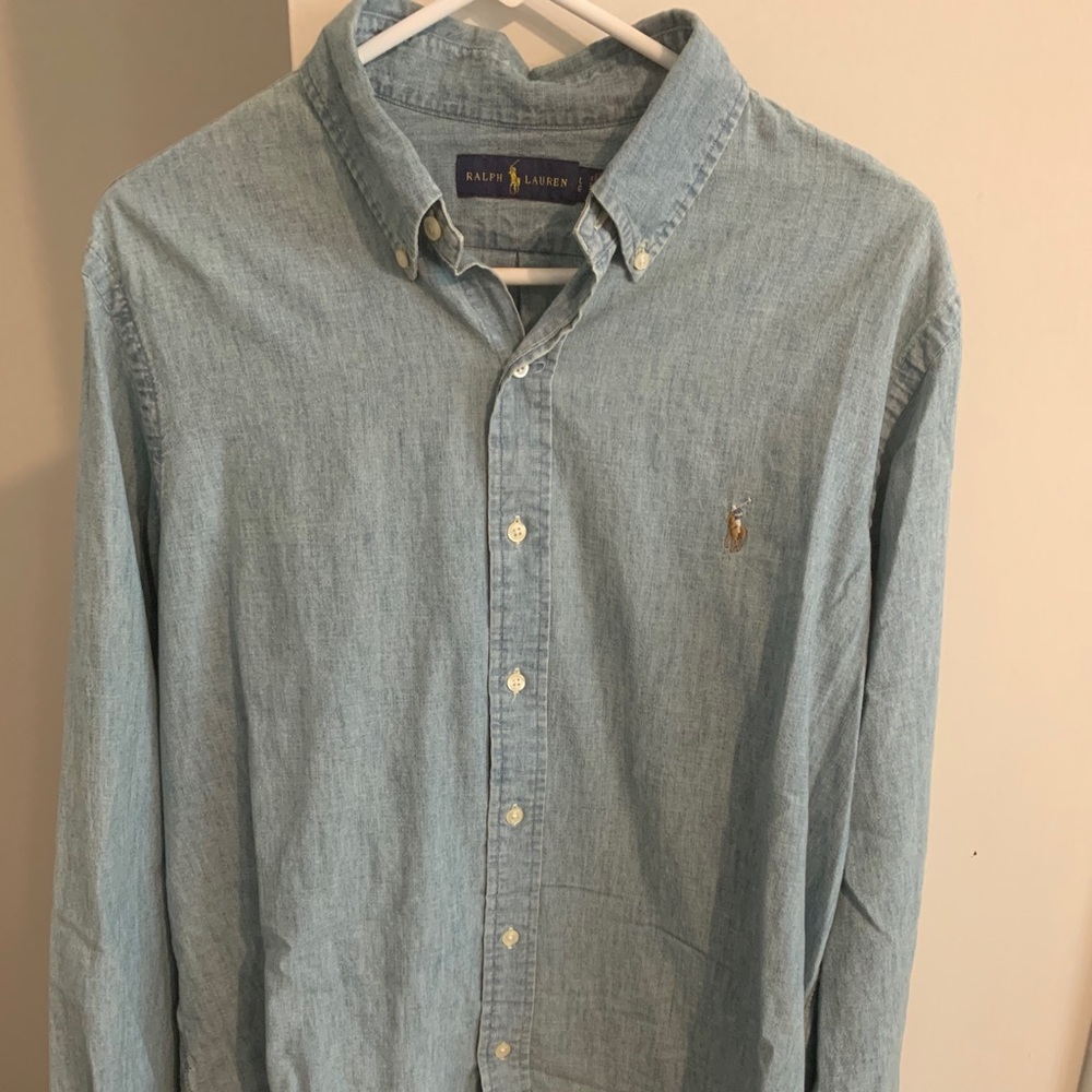 Polo Ralph Lauren Men’s Large Denim Button Up